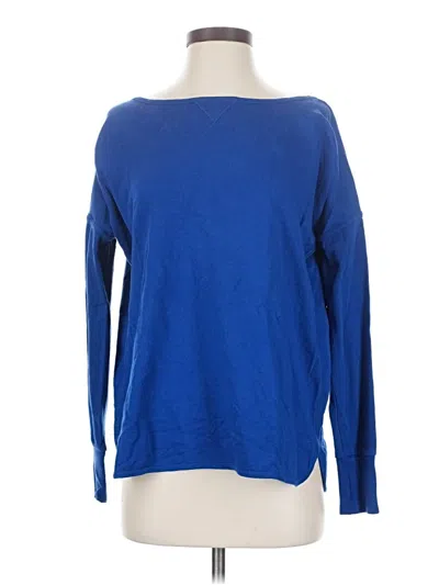 Pre-owned Sweaty Betty Long Sleeve T-shirt In Blue