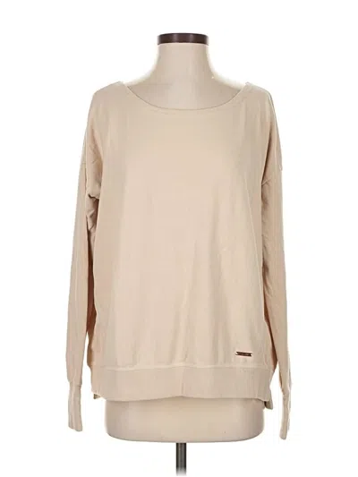 Pre-owned Sweaty Betty Long Sleeve T-shirt In Brown