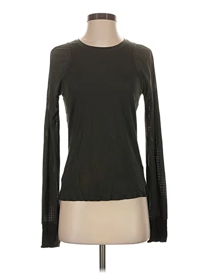 Pre-owned Sweaty Betty Long Sleeve T-shirt In Green
