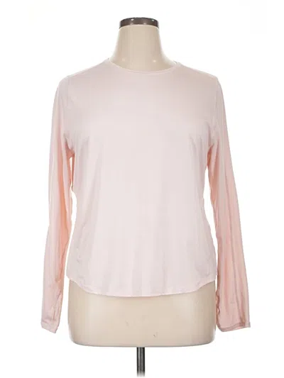 Pre-owned Sweaty Betty Long Sleeve T-shirt In Pink