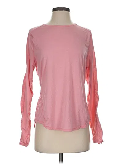 Pre-owned Sweaty Betty Long Sleeve T-shirt In Pink