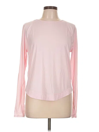 Pre-owned Sweaty Betty Long Sleeve T-shirt In Pink