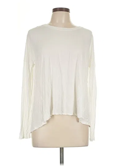 Pre-owned Sweaty Betty Long Sleeve T-shirt In White