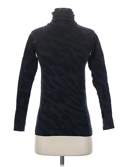 Pre-owned Sweaty Betty Long Sleeve Turtleneck In Black