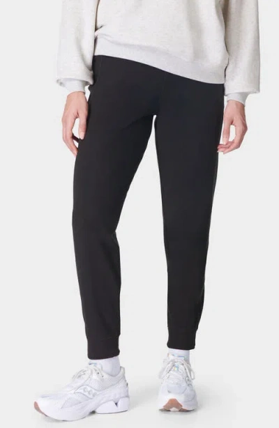 Sweaty Betty Luxe Fleece Joggers In Black