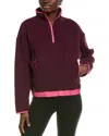 Sweaty Betty Mallow 1/2-zip Pullover In Purple