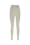 Sweaty Betty Leggings With Embroidered Stripes And Ribbed Texture In Multicolor