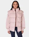 Sweaty Betty Nimbus Water Resistant Puffer Vest In Pink