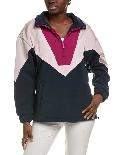 Sweaty Betty Orbit Fleece Half Zip In Blue