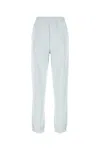 Sweaty Betty Pastel Light-blue Stretch Polyester Blend Joggers In White