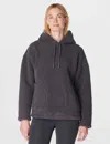 Sweaty Betty Plush Textured Hoody In Grey