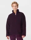 Sweaty Betty Front Zip Fleece Jacket In Purple