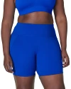 Sweaty Betty Power 6 Biker Shorts In Lightning Blue