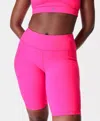 Sweaty Betty Power 6" Running Shorts In Hot Pink In Pink