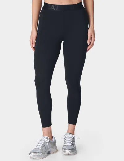Sweaty Betty Power 7/8 Elastic Waist Gym Legging In Black