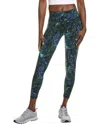 Sweaty Betty Womens Green Firefly Print Power Graphic-print High-rise Stretch-jersey Leggings Xs