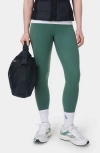 Sweaty Betty Power 7/8 Workout Leggings In Glade Green