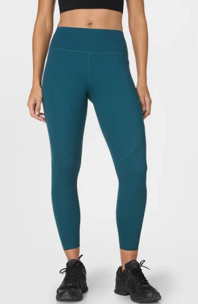 Sweaty Betty Power 7/8 Workout Pocket Leggings In Blue