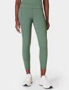Sweaty Betty Aerial Core Mesh Inset Ankle Pocket Leggings In Green