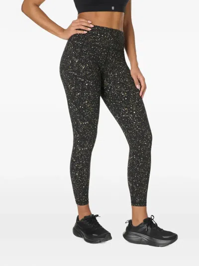 Sweaty Betty Power Gym Ditsy-print Leggings In Black