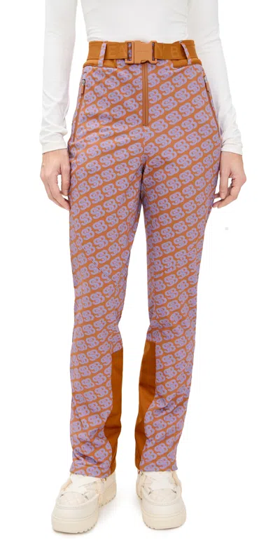 Sweaty Betty Power High Waistsculpting Pants Brown Sb Print