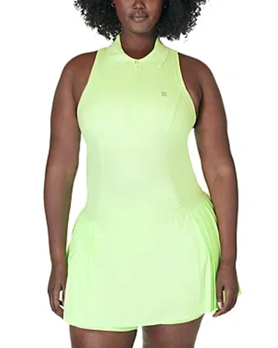 Sweaty Betty Power Match Point Tennis Tank Top In Matcha Green