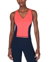 Sweaty Betty Power Racerback Bra Tank Top In Coral Pink