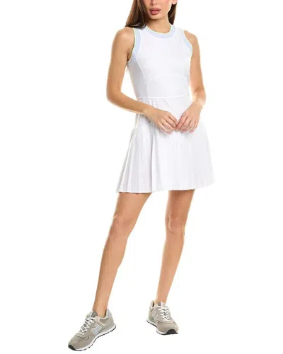 Sweaty Betty Power Tennis Dress Womens Medium White Mix Pleat Sleeveless Erk218