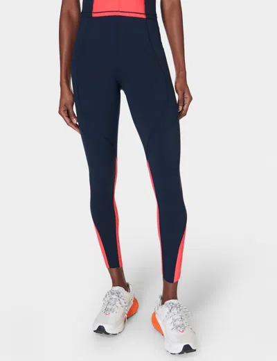 Sweaty Betty Power Ultrasculpt High Waisted 7/8 Workout Leggings In Blue