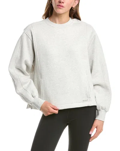 Sweaty Betty Premium Brushed Crewneck Sweatshirt In Neutral