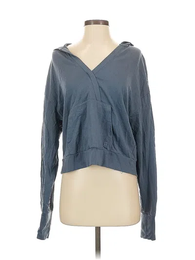Pre-owned Sweaty Betty Pullover Hoodie In Blue