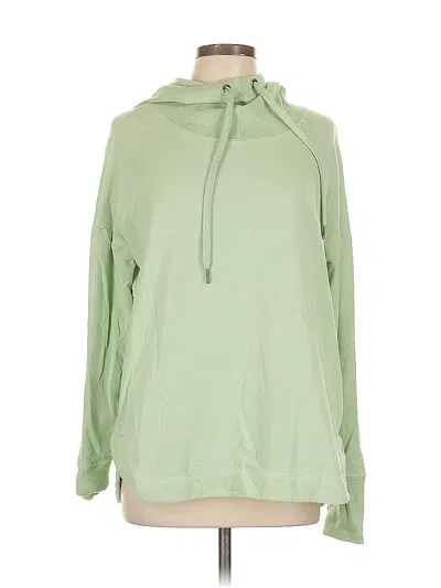 Pre-owned Sweaty Betty Pullover Hoodie In Green