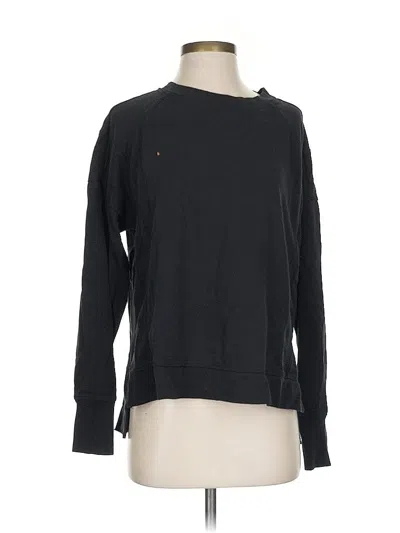 Pre-owned Sweaty Betty Pullover Sweater In Black