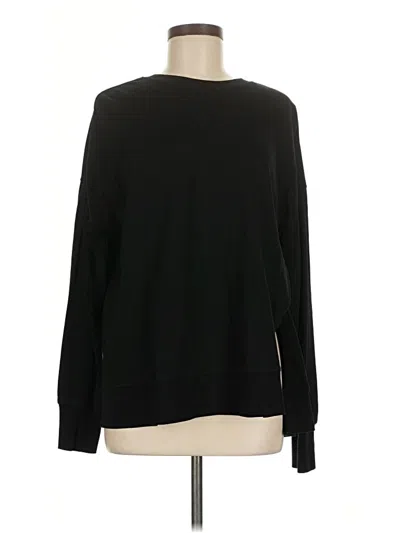 Pre-owned Sweaty Betty Pullover Sweater In Black