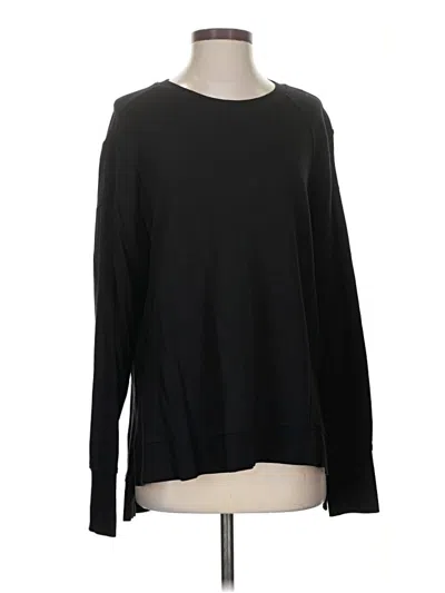 Pre-owned Sweaty Betty Pullover Sweater In Black