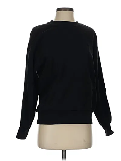 Pre-owned Sweaty Betty Pullover Sweater In Black