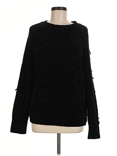 Pre-owned Sweaty Betty Pullover Sweater In Black