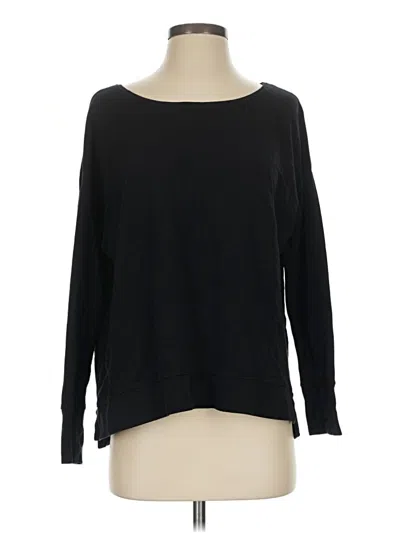 Pre-owned Sweaty Betty Pullover Sweater In Black