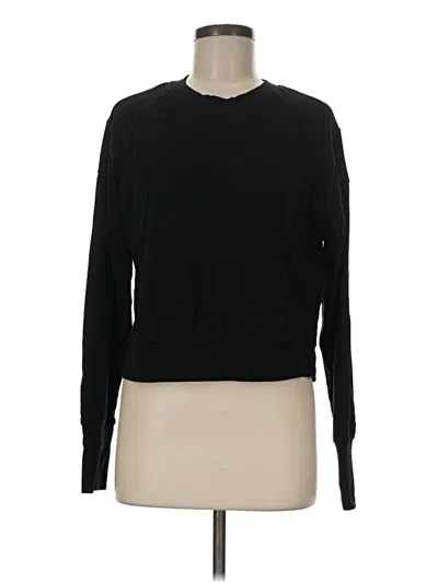 Pre-owned Sweaty Betty Pullover Sweater In Black