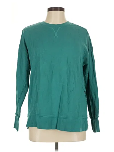 Pre-owned Sweaty Betty Pullover Sweater In Blue