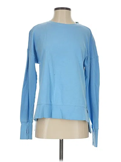 Pre-owned Sweaty Betty Pullover Sweater In Blue