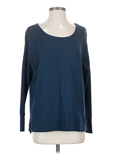Pre-owned Sweaty Betty Pullover Sweater In Blue