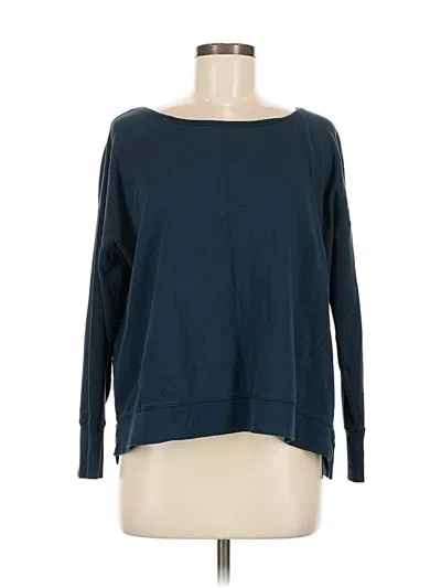 Pre-owned Sweaty Betty Pullover Sweater In Blue