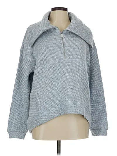 Pre-owned Sweaty Betty Pullover Sweater In Blue