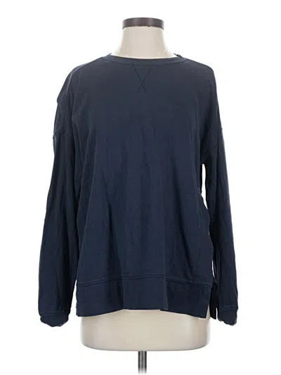 Pre-owned Sweaty Betty Pullover Sweater In Blue