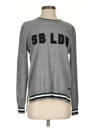 Pre-owned Sweaty Betty Pullover Sweater In Gray