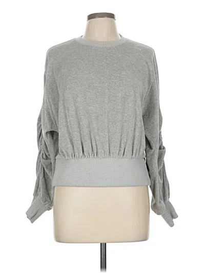 Pre-owned Sweaty Betty Pullover Sweater In Gray