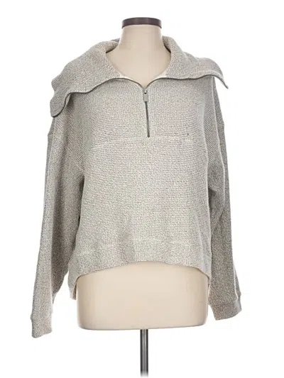 Pre-owned Sweaty Betty Pullover Sweater In Gray