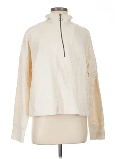 Pre-owned Sweaty Betty Pullover Sweater In Ivory
