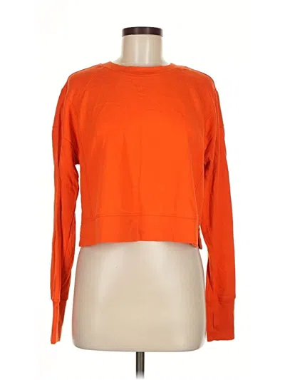 Pre-owned Sweaty Betty Pullover Sweater In Orange
